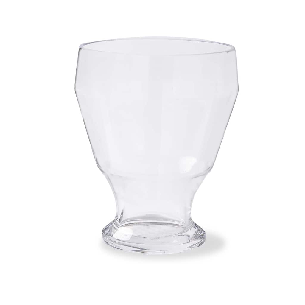 York Clear Glass Vase - Decorative Novelty Vase for Christmas - Hand Wash Only - 8.25" x 8.25" x 10"