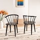 preview thumbnail 1 of 4, SAFAVIEH Country Classic Blanchard Dining Chairs (Set of 2) - 21.3" W x 20.5" L x 29.9" H