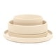 preview thumbnail 8 of 16, Gibson Elite Deerfield 16-Piece Stoneware Dinnerware Set - Stackable Plates and Bowls, Reactive Glaze Finish, Service for 4