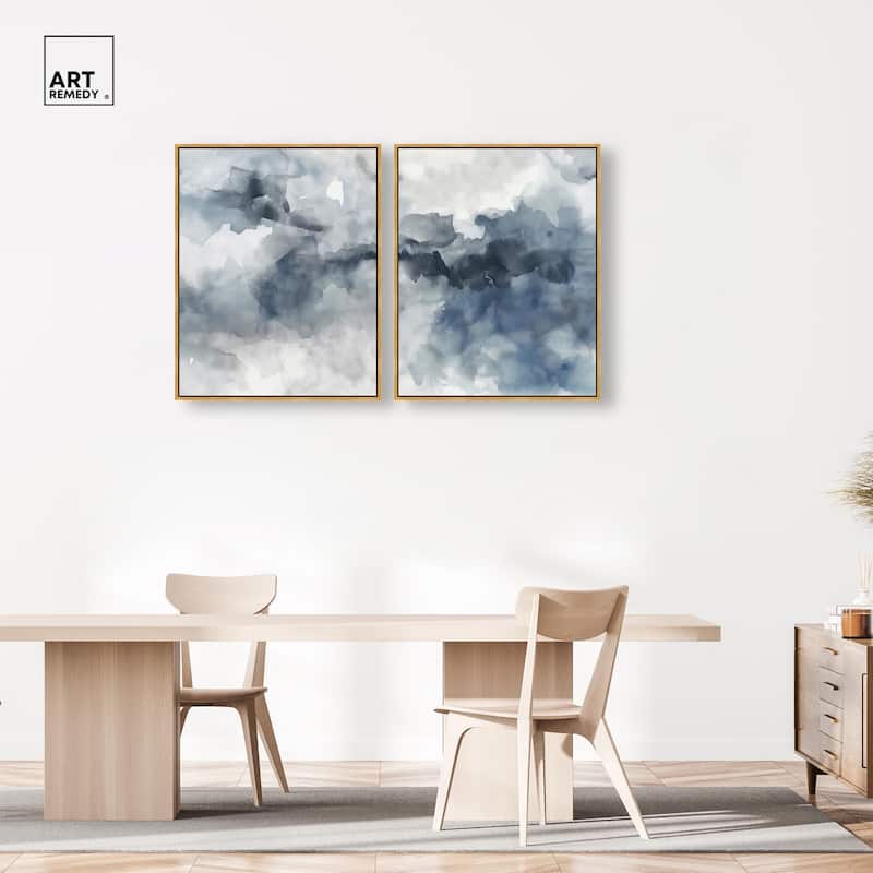 Calming Tides Canvas Set of 2 by Art Remedy