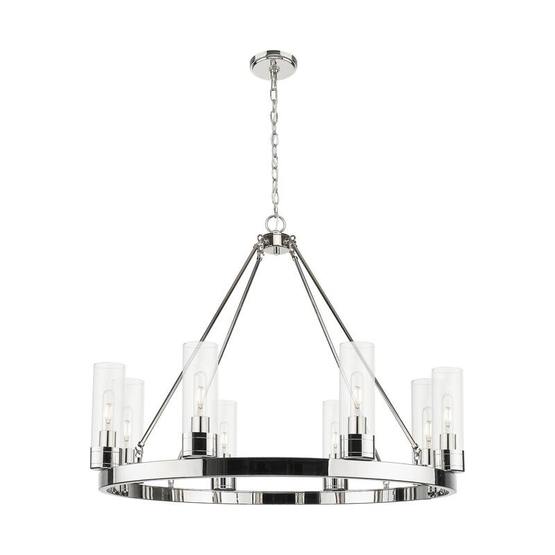 Innovations Lighting Downtown Urban - Boreas - 6 Light 36" Chandelier with 8" Shades
