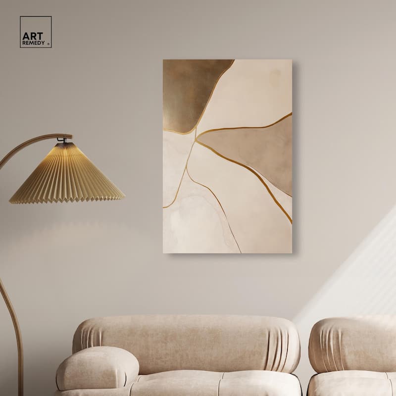 Taupe Terrain II Canvas by Art Remedy, Gallery Wrapped