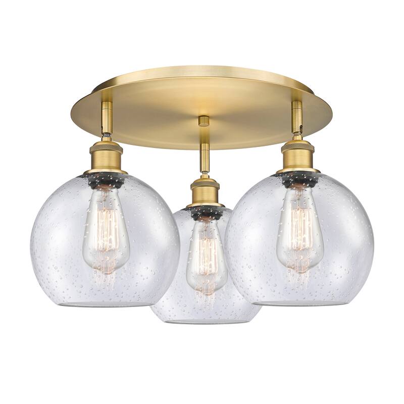 Innovations Lighting Athens - 3 Light 20" Flush Mount