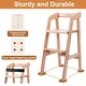 preview thumbnail 2 of 5, High Chair Wooden for Toddlers Junior Childs, Sturdy Dining Feeding Chair with Steps Grows with Child, Max 60kg