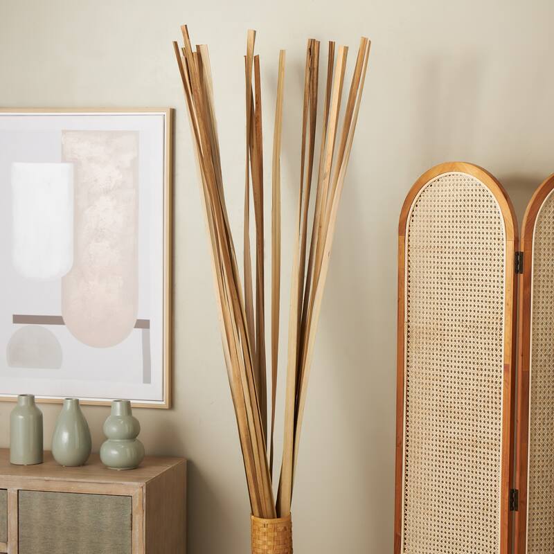 Brown Dried Plant Tall Sticks Home Decor Natural Foliage - Brown