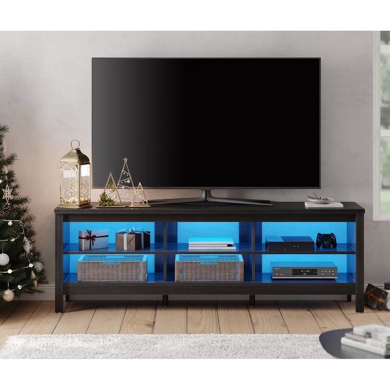 70 Inch TV Stand for 75'' TV, Classic Entertainment Center TV Console