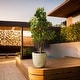 preview thumbnail 44 of 59, Kante 18 Inch Dia Round Concrete Planter, Indoor Outdoor Large Plant Pot