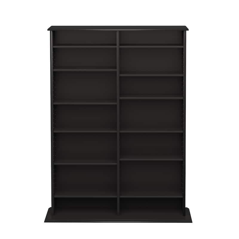 Prepac Media Storage Display Cabinet 8.75" D x 38.75" W x 51" H