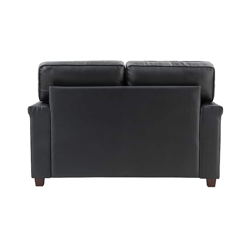 Irene Transitional Sofa with Nailhead Trim and Solid Wooden Legs