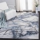 preview thumbnail 13 of 92, SAFAVIEH Craft Margaretha Modern Abstract Marble Pattern Rug 2'3" x 4' - Grey/Blue