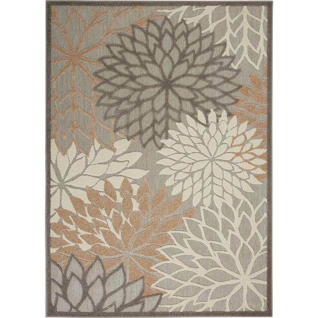 Nourison Aloha Floral Modern Indoor/Outdoor Area Rug