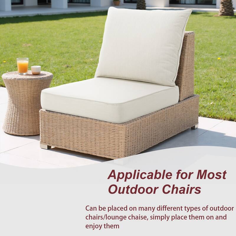 24"x23" Deep Seat Sunbrella Thick Cushion For Outdoor Club Chair,Rocking Chair