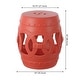 preview thumbnail 34 of 78, Lucky Coins 16" Chinese Ceramic Drum Garden Stool