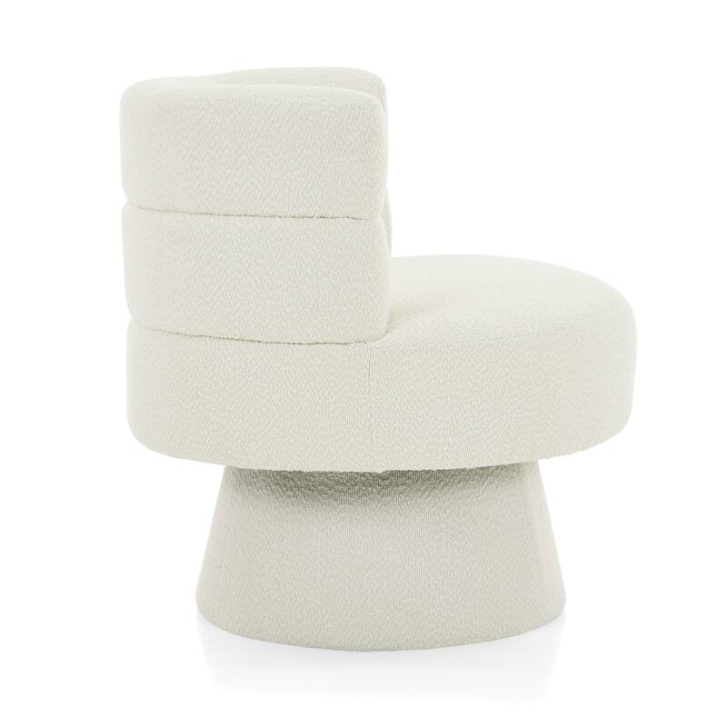Christopher Knight Home - Quill Boucle 360° Swivel Barrel Chair
