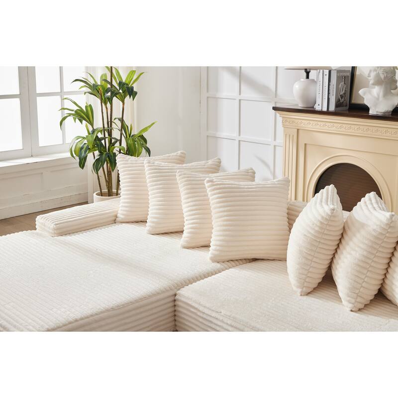 Convertible Corduroy Sofa Bed, Foldable Floor Couch, Space-Saving Sleeper Mattress Sofa, Multi-Functional Folding Bed