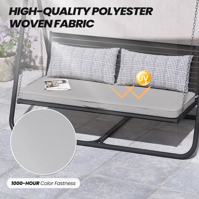 Outdoor Settee Bench Seat Cushion Patio Swing Cushion Loveseat Cushion