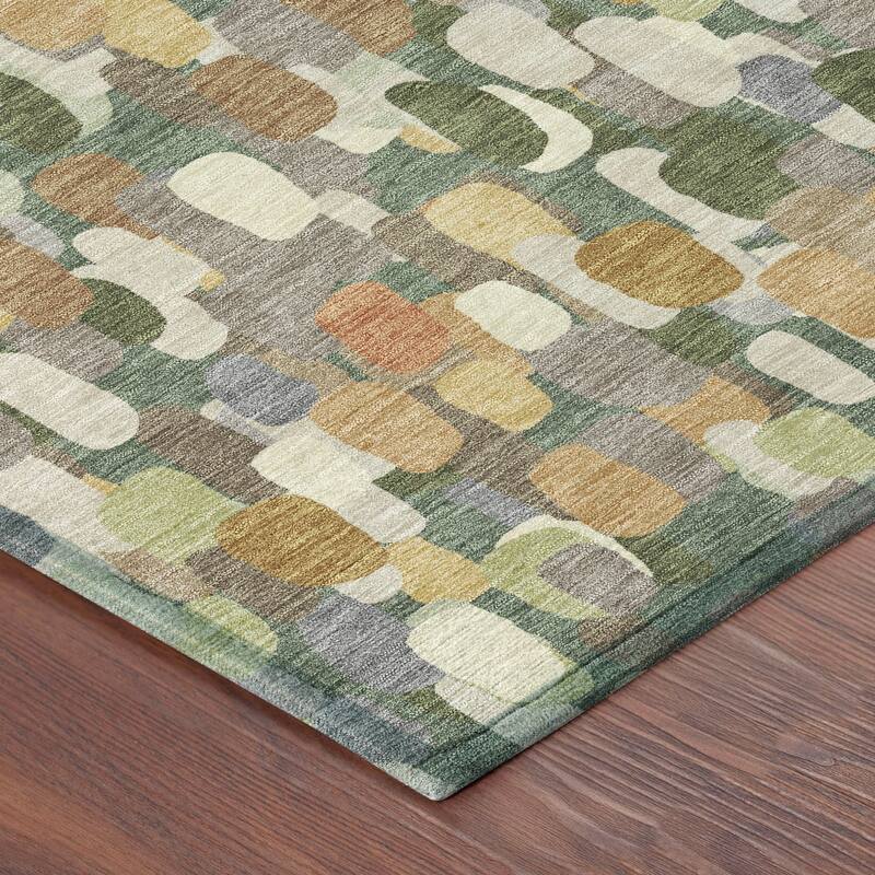 Machine Washable Indoor/ Outdoor Contemporary Drew Chantille Rug
