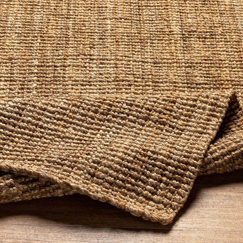 Hauteloom Jute Rug Collection - Natural Fiber Jute Farmhouse Area Rug