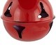 preview thumbnail 5 of 6, Jingle Bell Hanging Christmas Ornament - 4" - Red