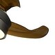 preview thumbnail 9 of 13, 42Inch Black Retractable LED Ceiling Fan With Remote Control