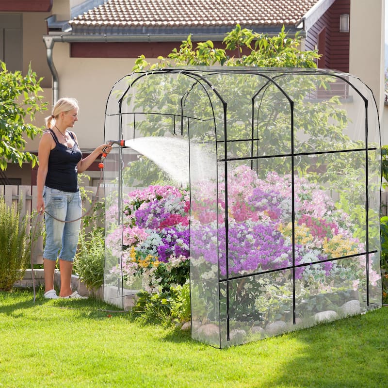 DoCred Garden Trellis for Climbing Plants, Outdoor Metal Trellis