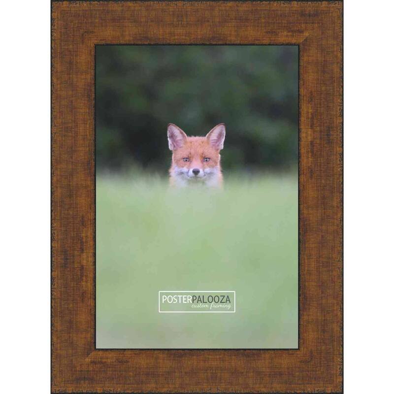 10x12 Traditional Antique Gold Complete Wood Picture Frame with UV Acrylic, Foam Board Backing, & Hardware