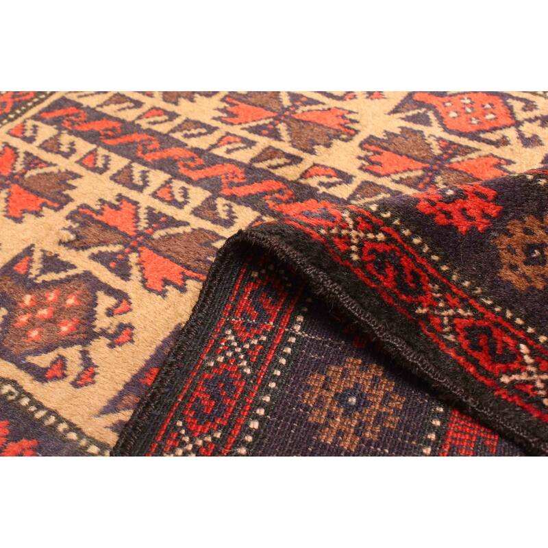 ECARPETGALLERY Hand-knotted Teimani Tan Wool Rug - 2'10 x 4'5