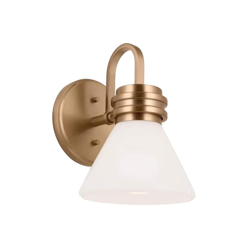 1 Light wall sconce champagne bronze wall lighting metal wall light fixture