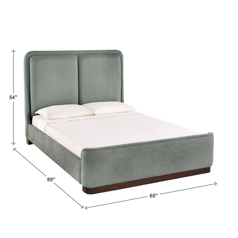 Noe Fabric Upholstered LED Platform Bed by iNSPIRE Q Modern