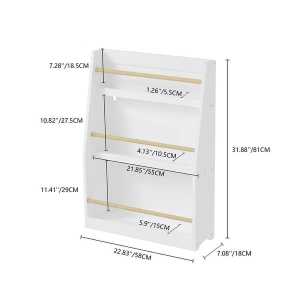 3 Tier Kids Book Shelf,Kids Book Rack