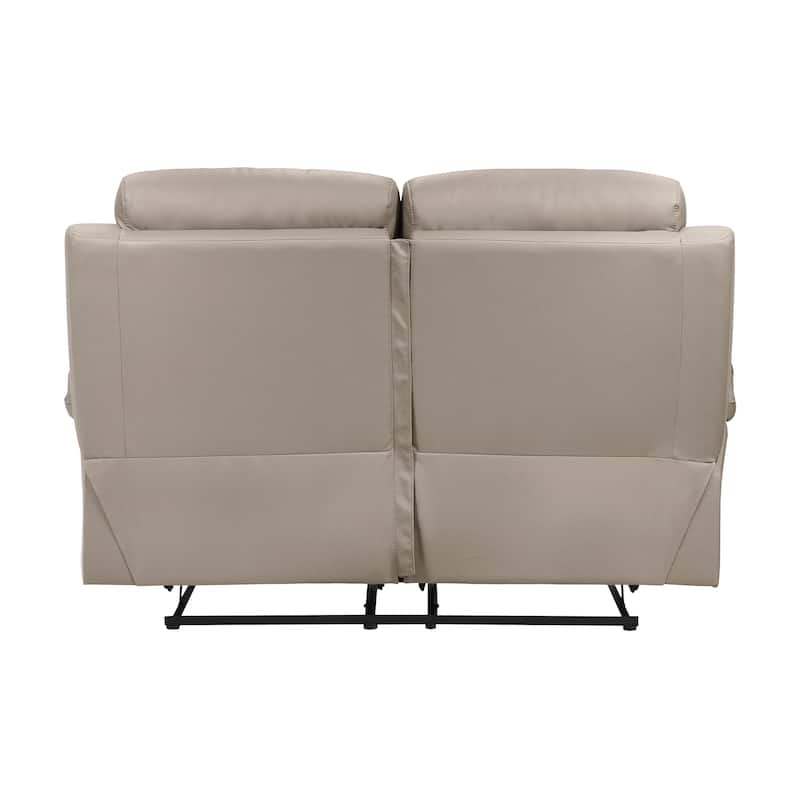 Fremont & Park Peperomia Leather Manual Double Reclining Loveseat
