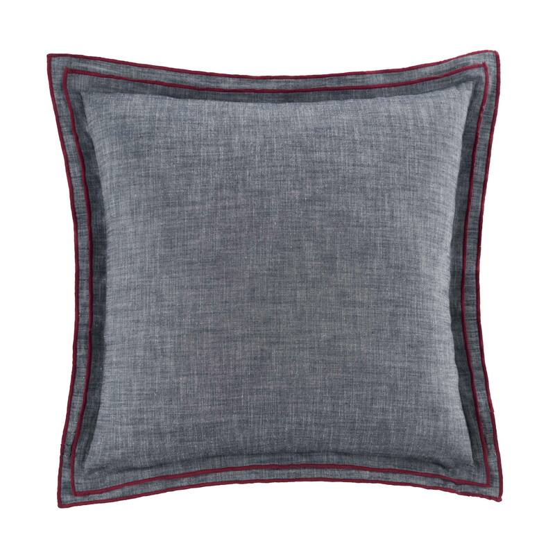 Southern Tide Indigo Isle Square Navy Decorative Pillow - 20" x 20" - Navy