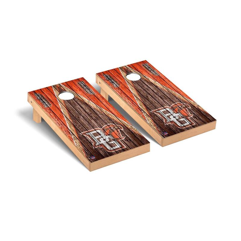 Bowling Green State Falcons Triangle Cornhole Board Set