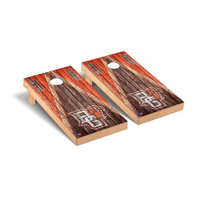 Bowling Green State Falcons Triangle Cornhole Board Set