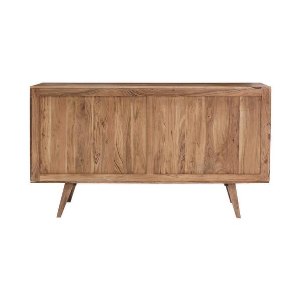 porter mid century modern dresser Porter Designs Fusion Mid-Century Modern Solid Sheesham Wood Dresser,  Natural - Bed Bath & Beyond