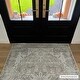 preview thumbnail 71 of 118, Hauteloom Manhattan Machine Washable Oriental Persian Medallion Vintage Distressed Area Rug 2' x 3' - Ivory, Dark Blue, Light Blue / Hera