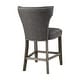preview thumbnail 3 of 5, Uttermost Arnaud 20 1/2 Inch Wide Wood Frame Kitchen Stool with