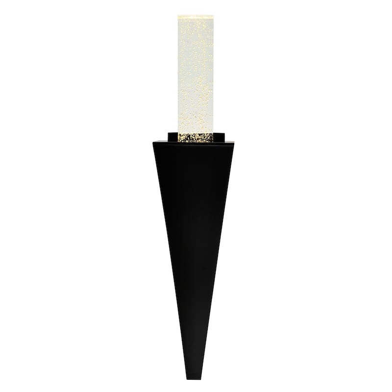 Catania Integrated LED Black Wall Light