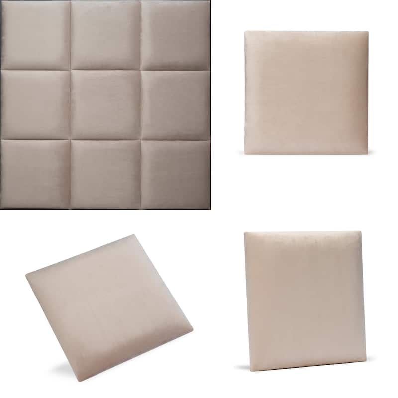 Wall!Supply Luxury Velvet Textile (2pc.) - Cream