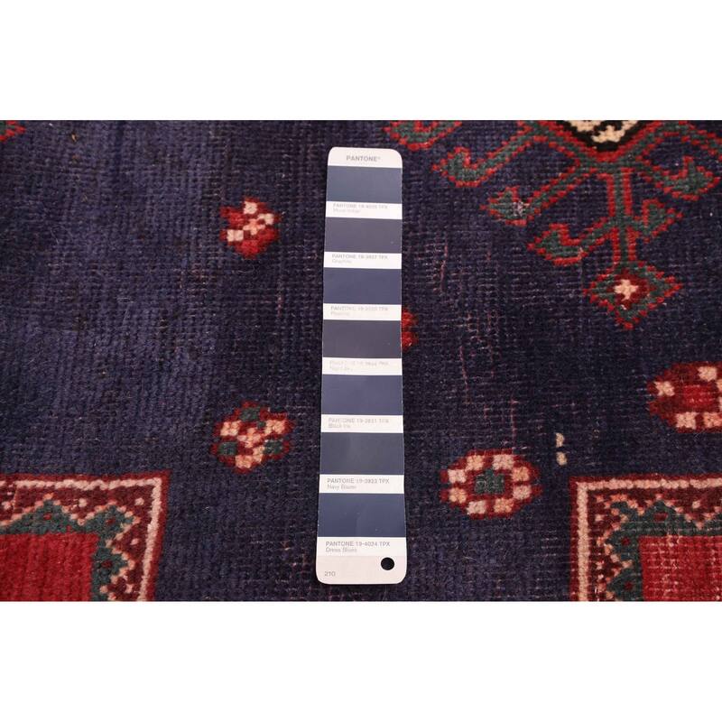 ECARPETGALLERY Hand-knotted Konya Anatolian Navy Wool Rug - 4'7 x 8'0