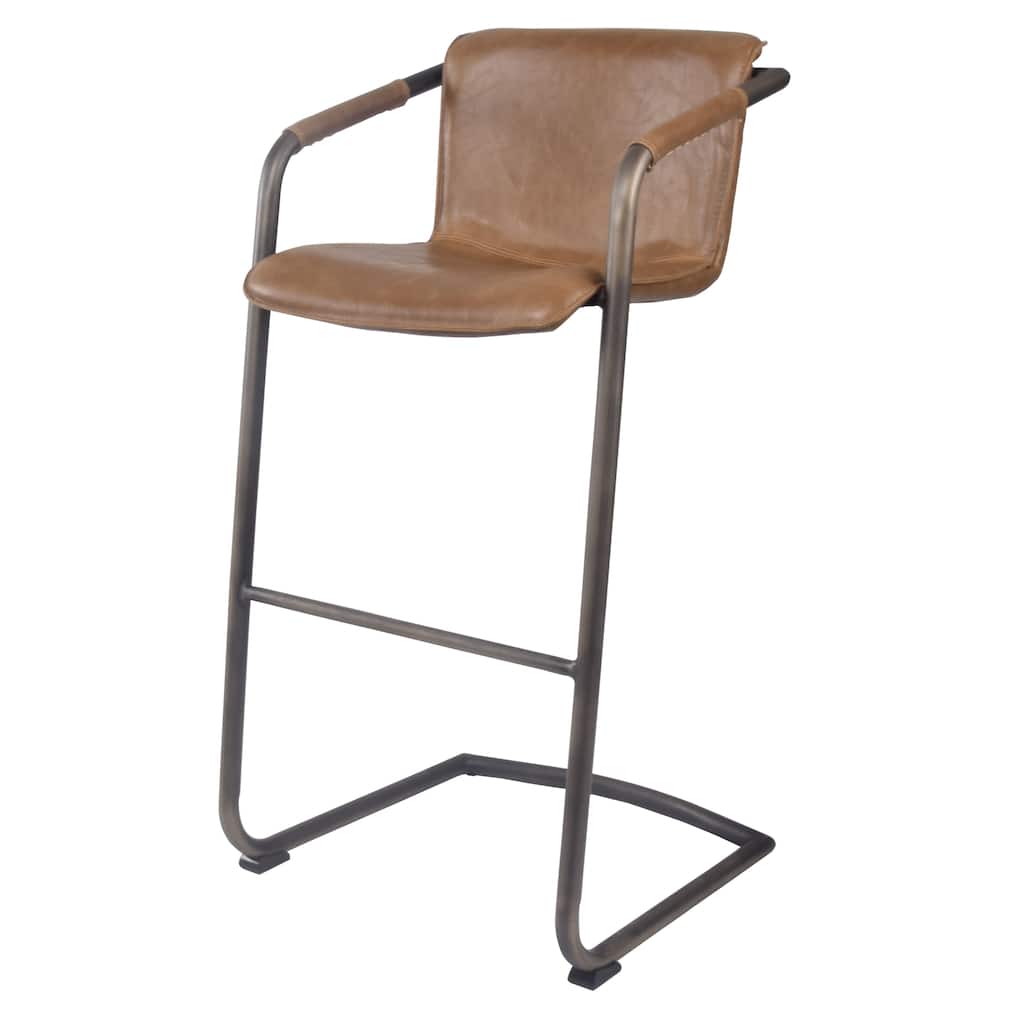 NPD Furniture Indy PU Leather Bar Stool (Set of 2)