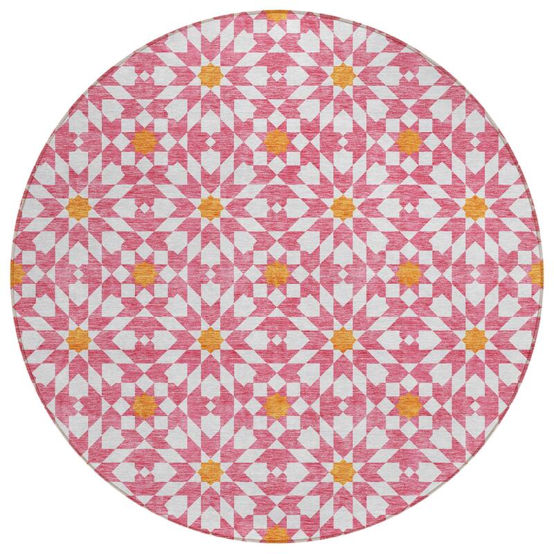 Machine Washable Indoor/ Outdoor Chantille Modern Boho Rug