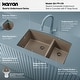 preview thumbnail 69 of 76, Karran Undermount Quartz Double Bowl Kitchen Sink