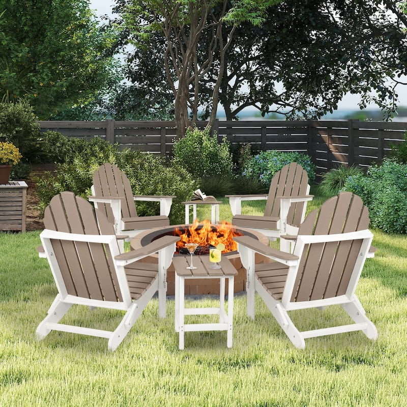 Aoodor Outdoor Folding Adirondack Chair