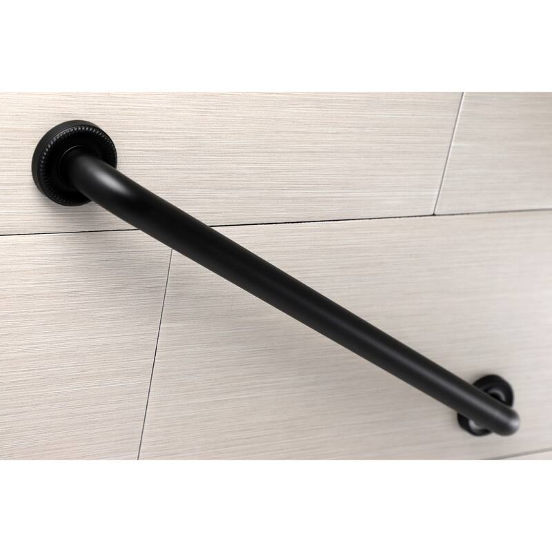 Kingston Brass Camelon 24-Inch X 1-1/4-Inch OD Grab Bar