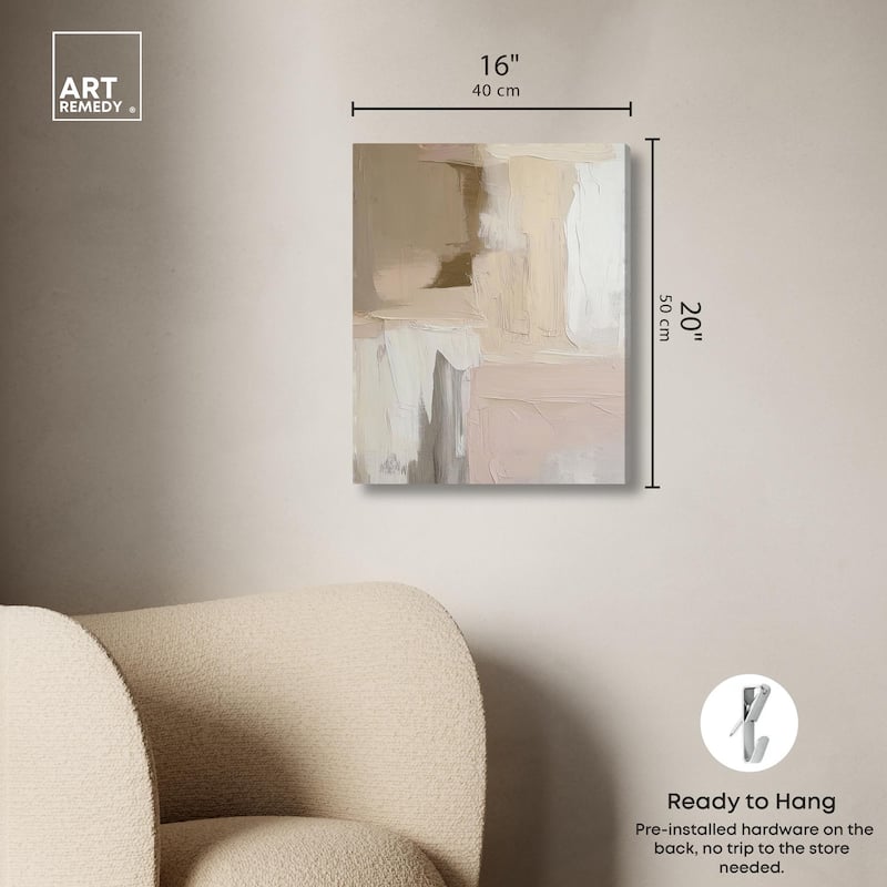 Subtle Earth Tones II Canvas by Art Remedy, Gallery Wrapped