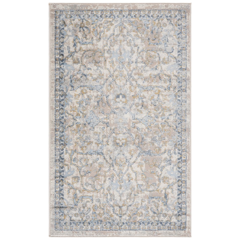 SAFAVIEH Palma Frederica Oriental Rug - 4' x 6' - Beige/Light Blue