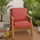 preview thumbnail 32 of 37, Sunbrella Indoor/ Outdoor Corded Chair Cushion Set - 22" x 22" x 4"