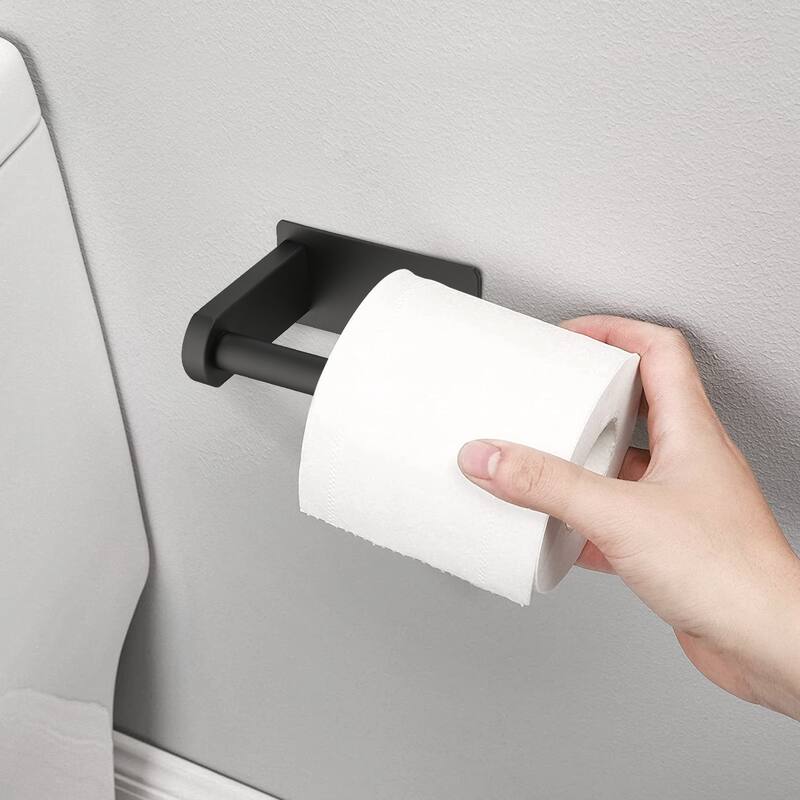 PROOX Rustproof Ahesive Toilet Pater Holder Stainless Steel