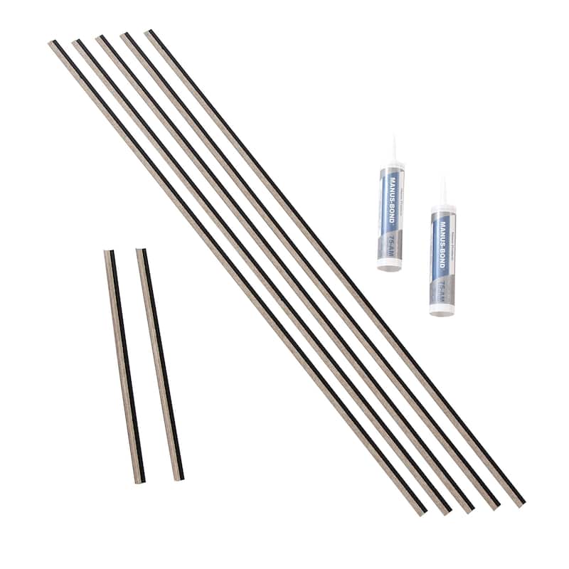 Fasade Backsplash Accessory Kit - Trim Kit - Batique Cream